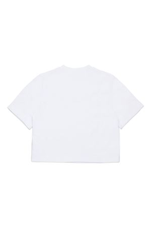 t-shirt in cotone bianco MARNI KIDS | M01317M00HZ0M100